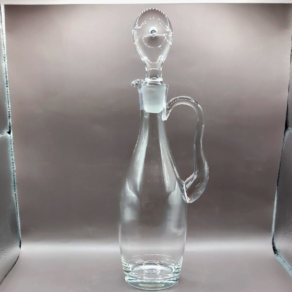 Toscany Barware Whiskey Liquor Decanter Contemporary Clear - Picture 2 of 10